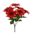 BOUQUET POINSETTIA 7 fleurs /24P