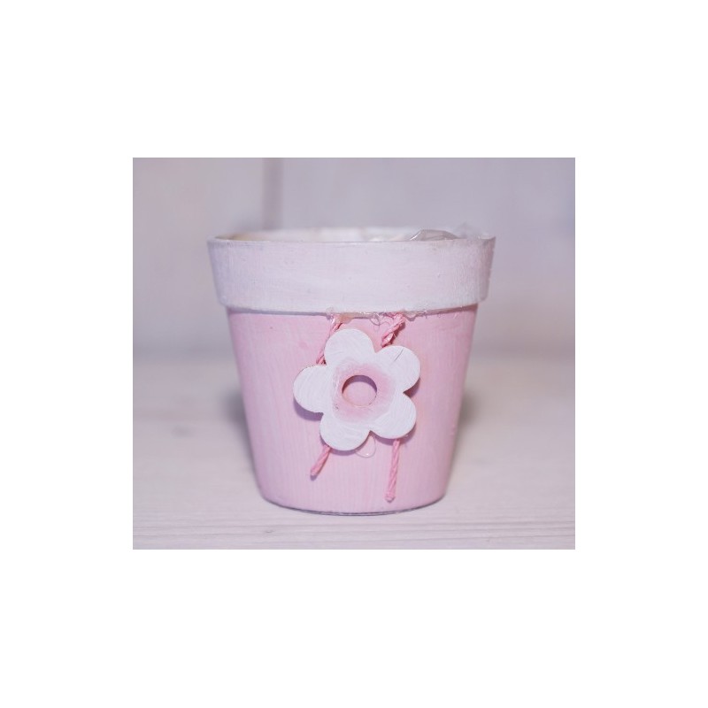 C.POT BOIS + FLEUR 010 H8.8CM /1P