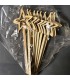 ETOILE BOIS 7CM /12P