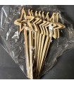 ETOILE BOIS 7CM /12P
