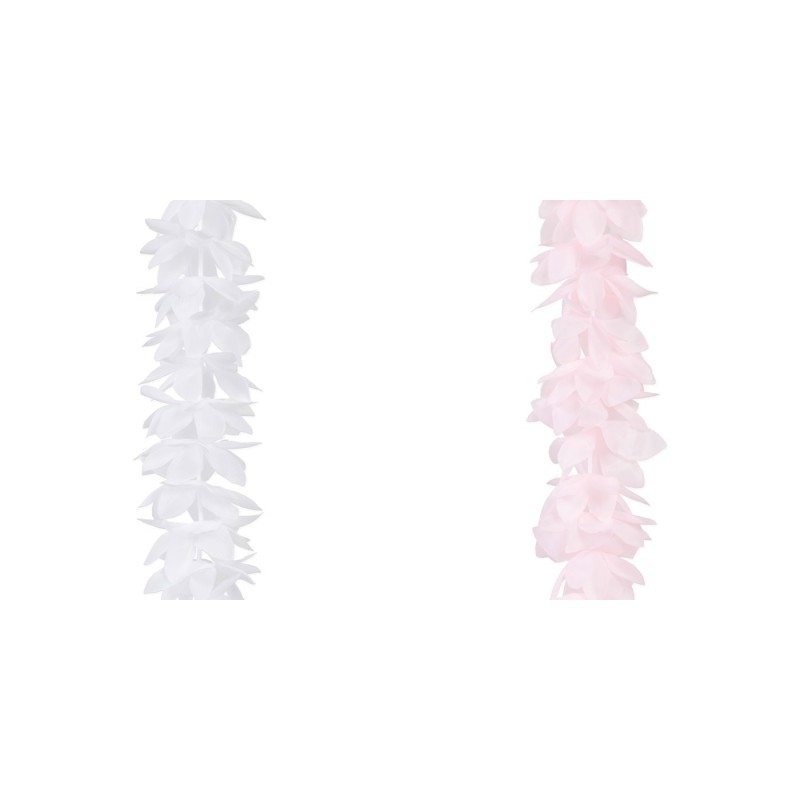 GUIRLANDE DE FLEURS TEXTILE 2M 120 fleurs /1P
