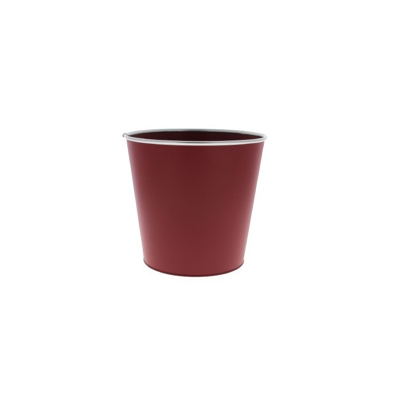 ZINC-C.POT BORD ALU 013 H12.5CM à la couleur