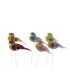 OISEAU Long.09.5CM aile+queue plume LES 12P