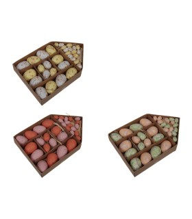 OEUF COULEUR 2.5 à 6CM les 32P