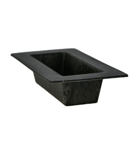 JARDINIERE POLYPRO NOIRE 24X12.5CM 