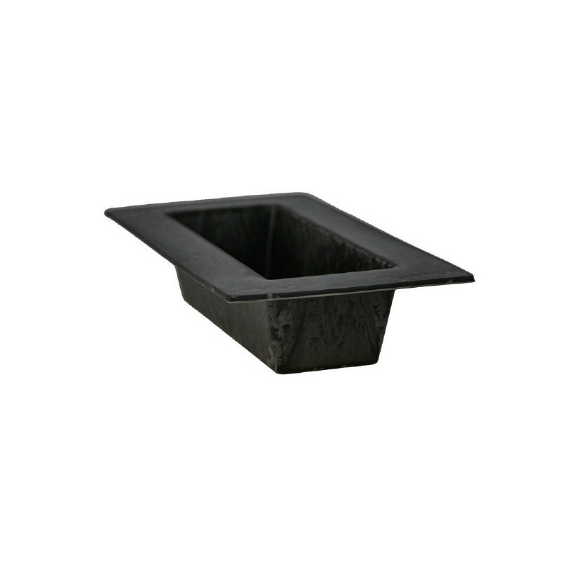 JARDINIERE POLYPRO NOIRE 24X12.5CM 