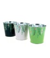 ZINC-POT VEGETAL 013.5 H12CM les 12P