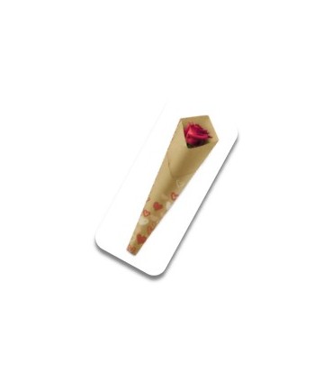 CONE A ROSE 53X15X3.5CM Fantaisie les 50P