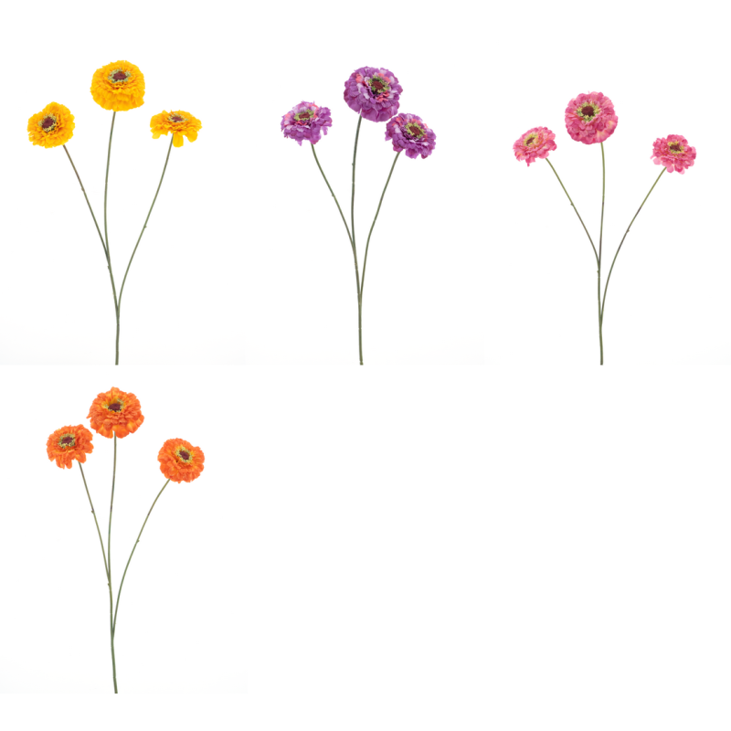 FLEUR ZINNIA H60CM piece
