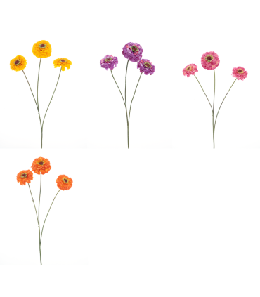 FLEUR ZINNIA H60CM piece