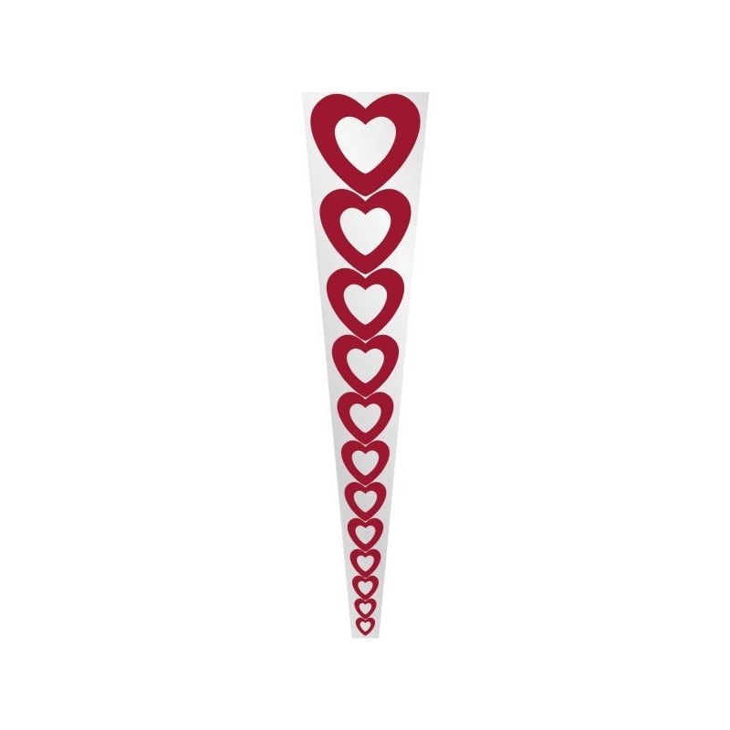 CONE A ROSE 54X12X03CM Fantaisie les 50P