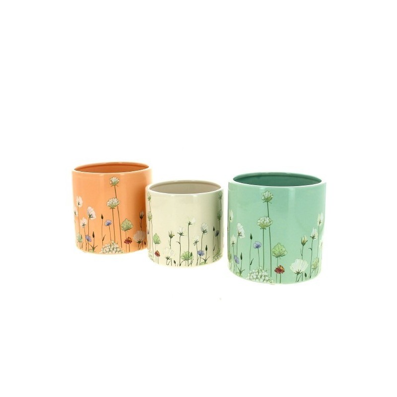 C.POT FLEURETTE 013 H12.7CM les 6P