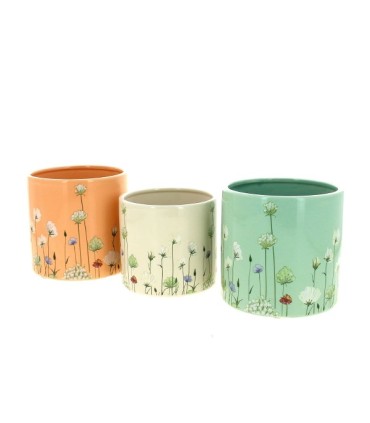 C.POT FLEURETTE 013 H12.7CM les 6P