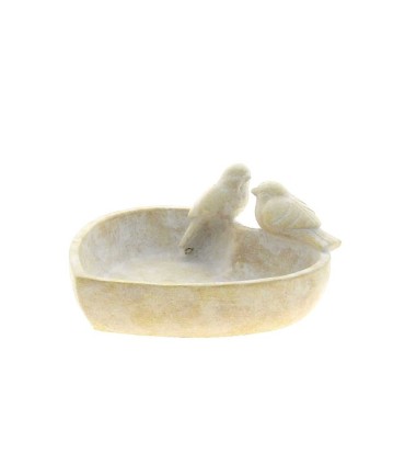 COUPE COEUR OISEAU 25X24 H11CM pièce
