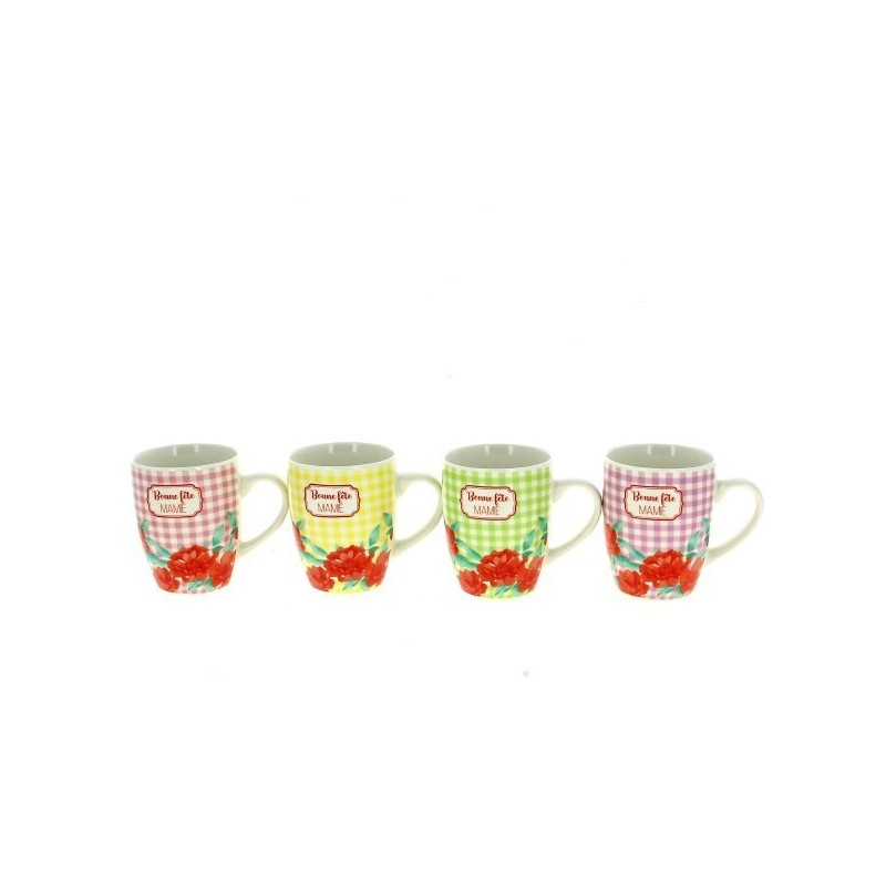 MUG MAMIE 08 H10.5CM les 8P