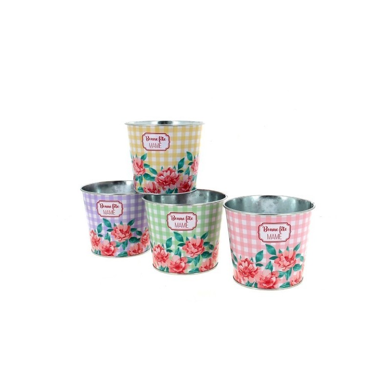 ZINC-POT VICHY "BF MAMIE" 011.5 H9.5CM les 12P