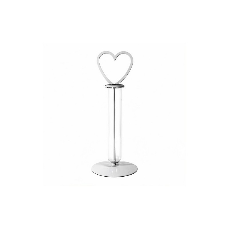 SOLIFLOR SUP.COEUR FER BLANC 23CM les 6P