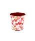 ZINC-C.POT BORD OR coeur 013.5 H12CM