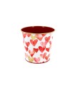 ZINC-C.POT BORD OR coeur 013.5 H12CM