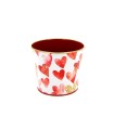ZINC-C.POT BORD OR coeur 011.5 H09.5CM