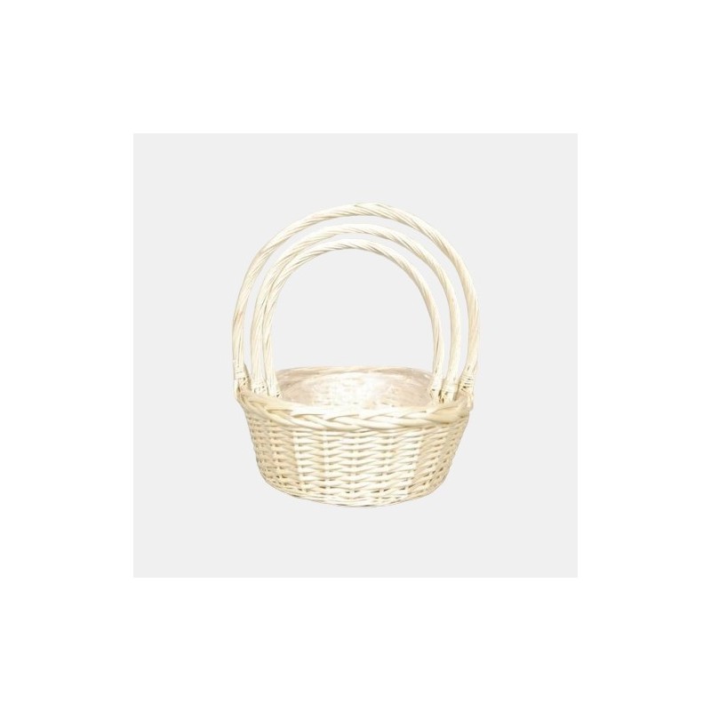 CORBEILLE OSIER NATUREL O42-32 SET DE 3P