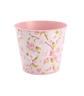 ZINC POT DE FLEUR CERISIER O16CM /10P