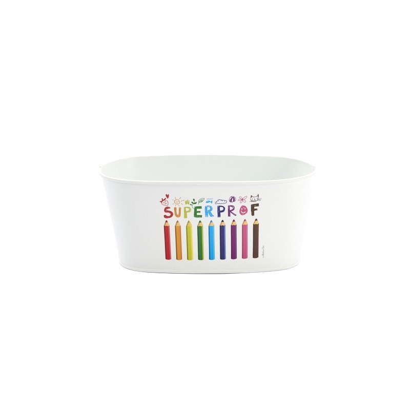 ZINC-JARDINIERE CRAYON 20X11 H09 /8P