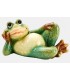 GRENOUILLE SUR LE DOS 23X15 H13.5 /2P 