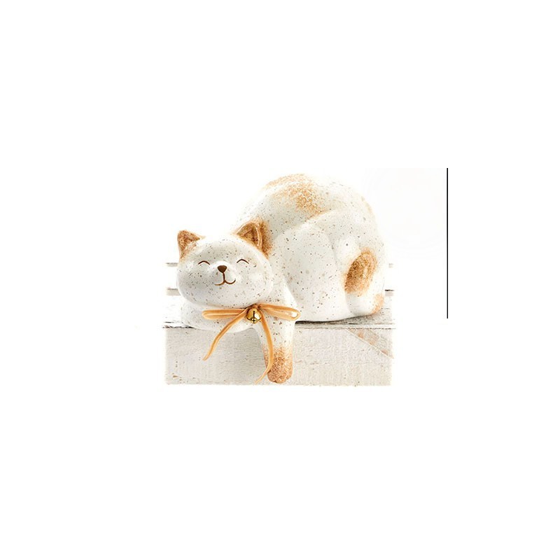 CHAT DECO ENDORMI CAMEL H16 /2P