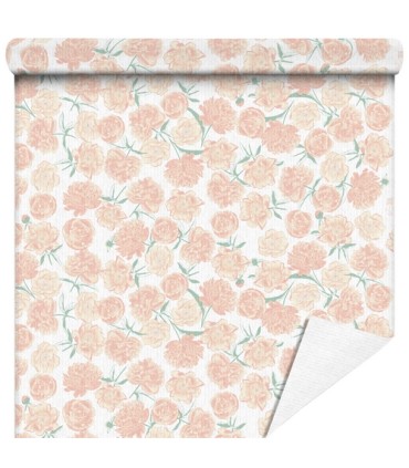 PAPIER KRAFT IMPRIME fond blanc 80cm X50M