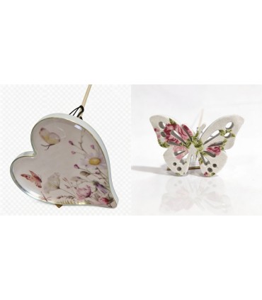 PIQUE BLANC FLEURI H50CM les 10P