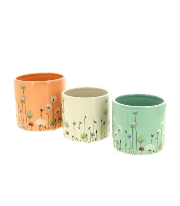 C.POT FLEURETTE 09.8 H8.8CM les 6P