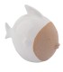 POISSON CERAMIQUE BLANC 18X11X16 /1P