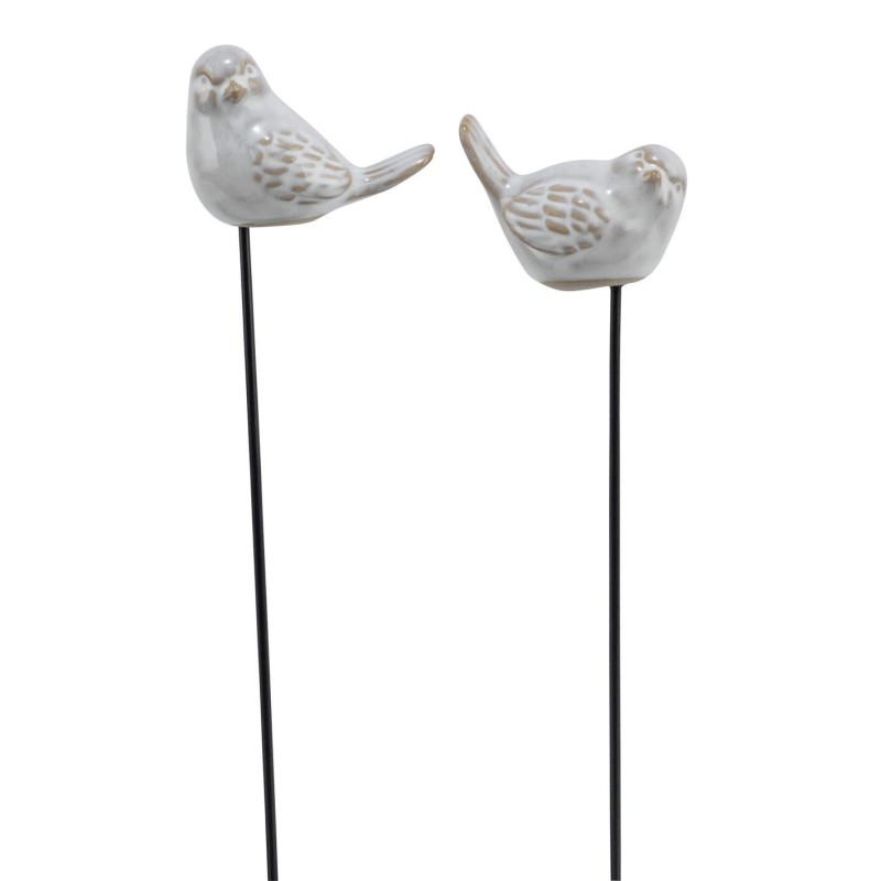PIQUE OISEAU CERAMIQUE CREME H5CM ASSORT  /6P