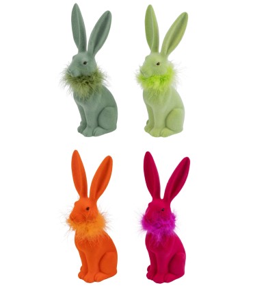 LAPIN PLASTIQUE H25CM /2P