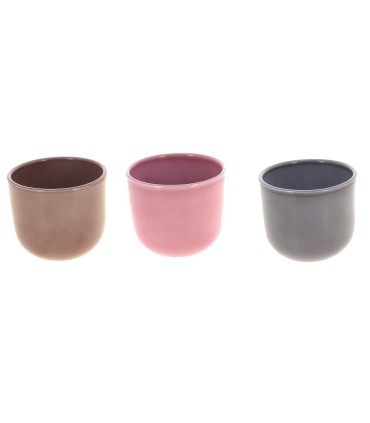 C.POT COULEUR 013 H13.5CM les 8P