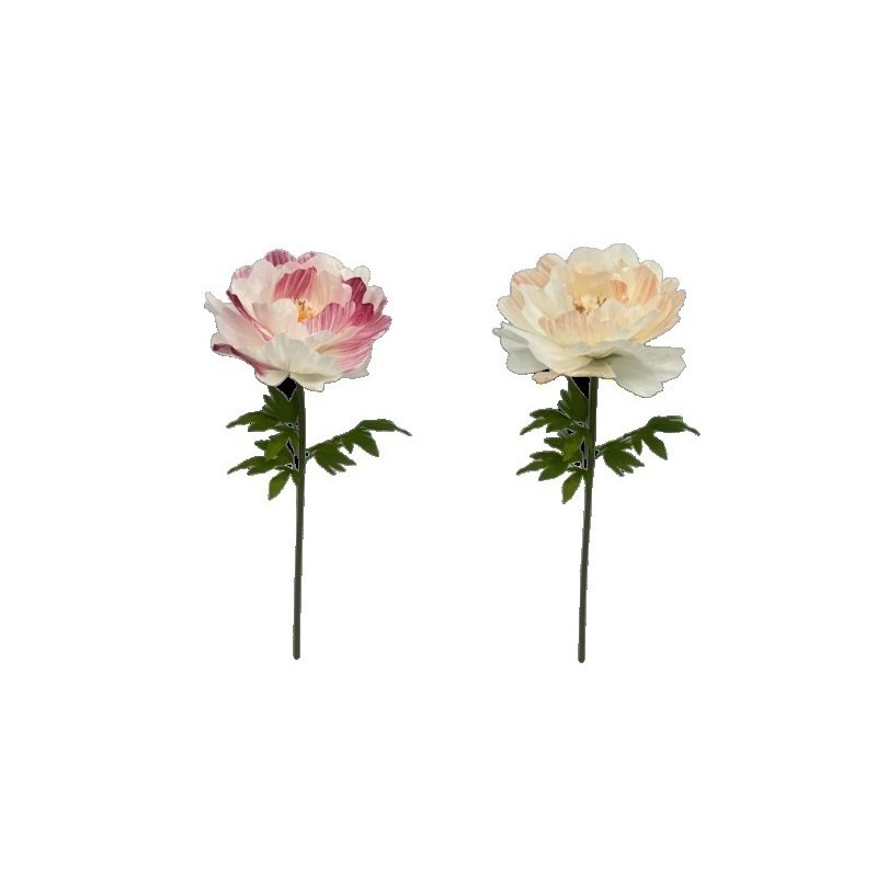 FLEUR PIVOINE à la tige 050 H135CM