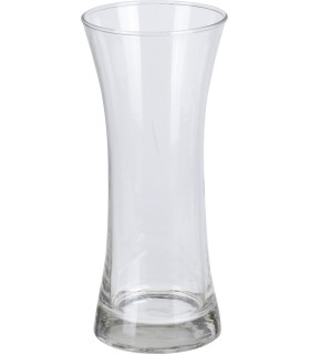 VERRE VASE EVASE H26CM les 6P