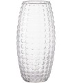 VERRE VASE DAMIER H30CM les 6P