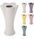 VASE FORME FLEUR H18CM ASSORT.les 5P