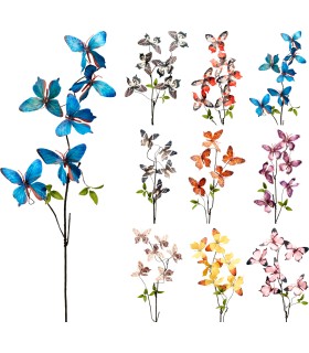 BRANCHE DE PAPILLON H75CM 6 sur tige