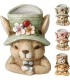 C.POT LAPIN CHAPEAU 09 H20CM les 6P