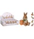 LAPIN AVEC OEUF 10CM COFFRET les 24P