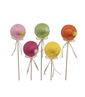 PIQUE CHAPEAU PAPIER ASSORT /10P