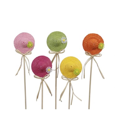 PIQUE CHAPEAU PAPIER ASSORT /10P