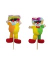 PIQUE CLOWN DEBOUT H12CM ASSORT /6P