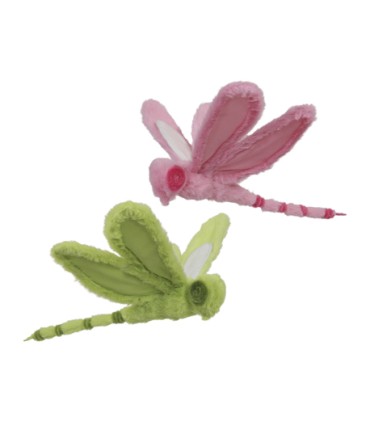 LIBELLULE TISSU ASSORT R/V 32X25 /2P