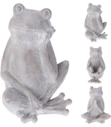 GRENOUILLE RESINE ASSIS H30CM /3P