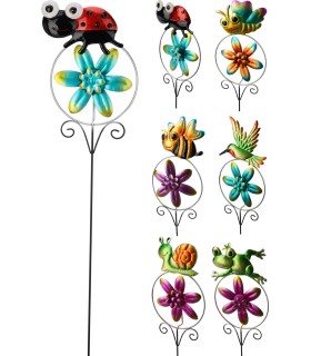 MOULIN A VENT METAL H60CM ASS. /12P