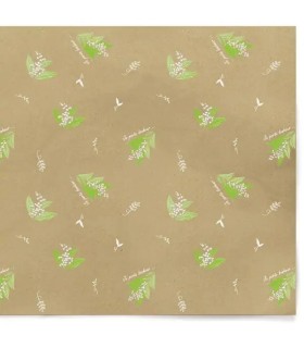 MUGUET RAME KRAFT.25X30 les 250 FEUILLES